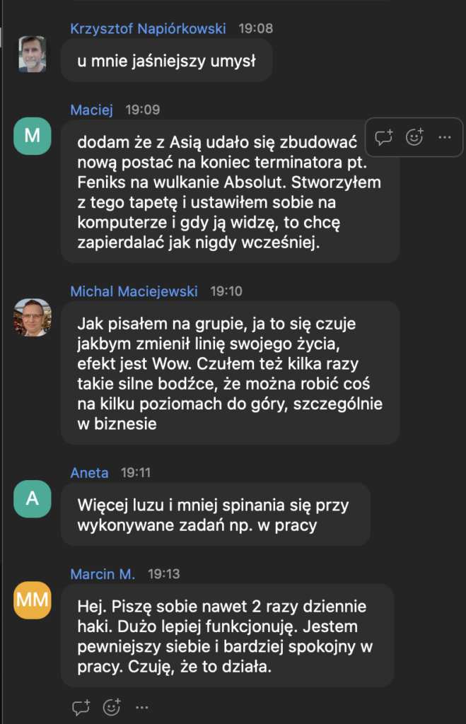 Efekty po pierwszych zajęciach w NEUROHACKING GYM
